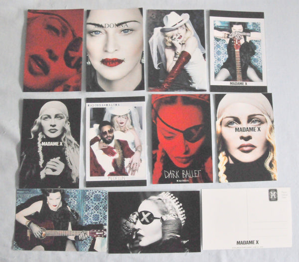 Madonna - Madame X complete set of all 10 postcards.