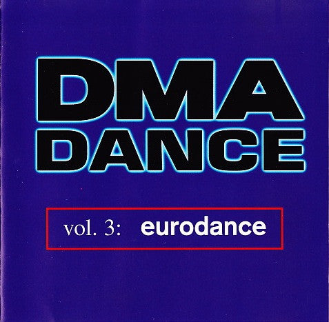 DMA DANCE - Eurodance (Various) CD - Used