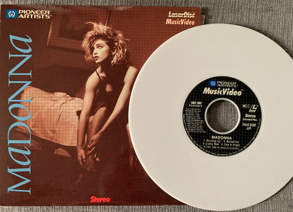 MADONNA - Music Video White  ''LASER DISC''  1985 release -  Used