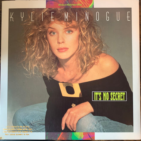 Kylie Minogue - It's No Secret (1988)  12" remix LP VINYL - Promo Used