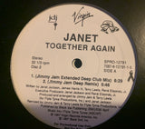 Janet Jackson - Together Again 2xLP PROMO 12" single  Vinyl - Used