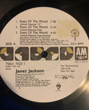 Janet Jackson - State Of The World [PROMO]  12" LP VINYL  - Used