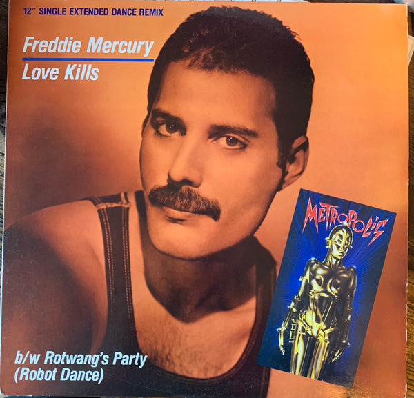 Freddie Mercury - Love Kills 1984 vinyl 12" LP - Used