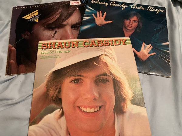 Shaun Cassidy - 3 Original LP VINYL- Used