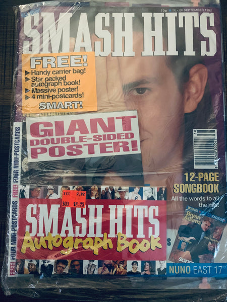 Smash Hits Magazine (Sept.1992) still sealed. KRISTIAN SCHMID