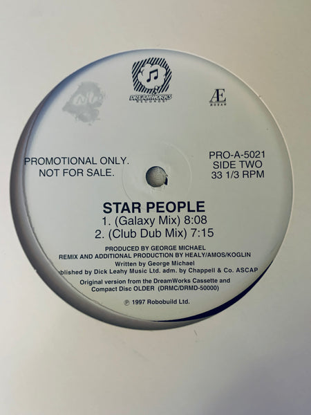 George Michael - Star People 4 mixes  (Promo 12" Remix) LP Vinyl - used