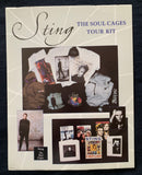 Sting - Soul Cages Tour Book 1991  w/ Merch order form.