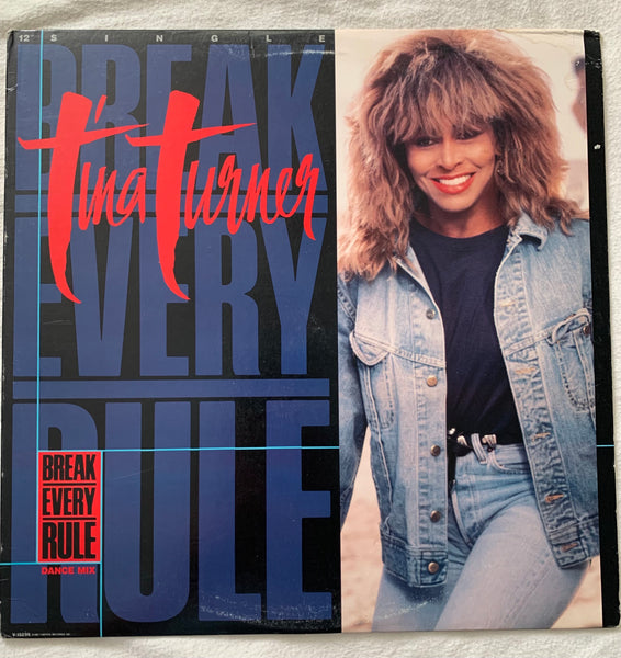 Tina Turner - BREAK EVERY RULE  Original 12" Lp Vinyl - Used