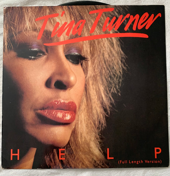 Tina Turner - HELP   Original UK 12" Lp Vinyl - Used