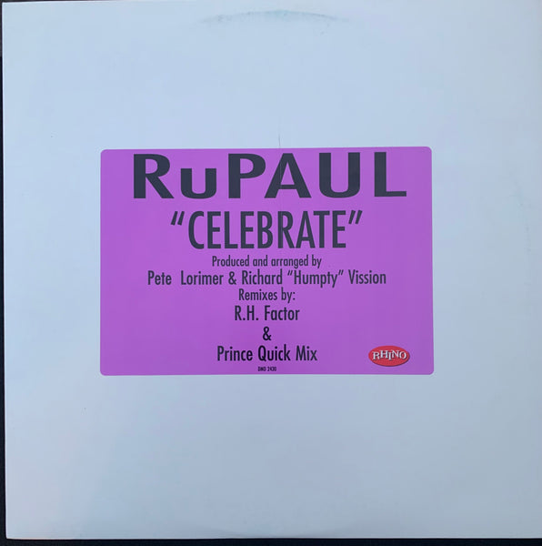 Ru Paul - CELEBRATE 2xLP promo vinyl 12" - Used