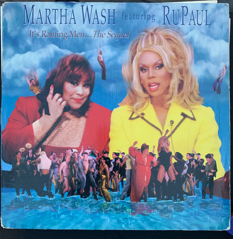 Martha Wash  & Ru Paul - It's Raining Men...The Sequel   12" Vinyl -  Used