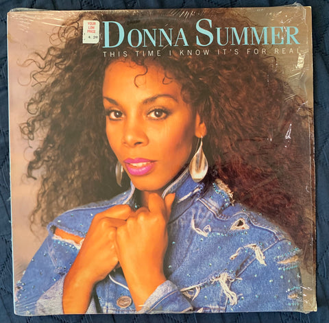 Donna Summer - This Time I Know It's For Real 12" remix LP VINYL  - Used