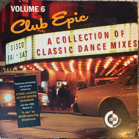 Club Epic vol. 6 (Various: Cyndi Lauper, Shannon ++ ) LP Vinyl 12"  - Used