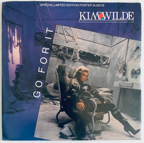 Kim Wilde - GO FOR IT (45 Poster Sleeve packaging) 7" Vinyl