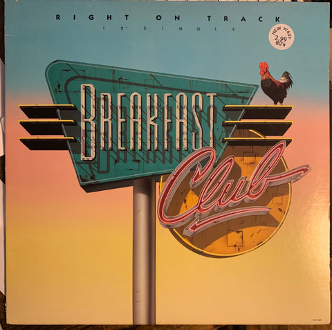 Breakfast Club - Right On Track -87 LP 12" Vinyl - Used