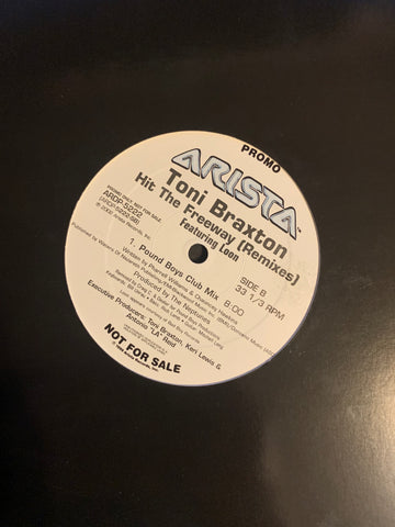 Toni Braxton - HI THE FREEWAY 12" promo LP Vinyl