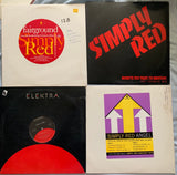 Simply Red - Lot of 4 remix 12" LP Vinyl  (Angel, Fairground Come To My Aid, Money's) - Used