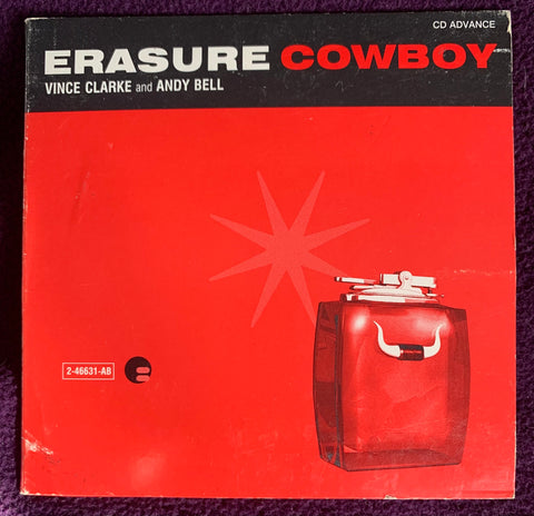 ERASURE - Cowboy + BONUS (advance Promo CD) Used