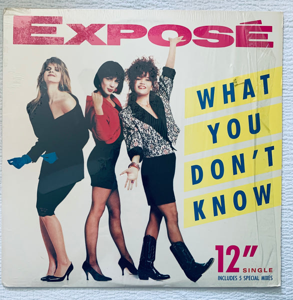 Exposé  - What You Don't Know 12" remix LP Vinyl - Used in Cellophane