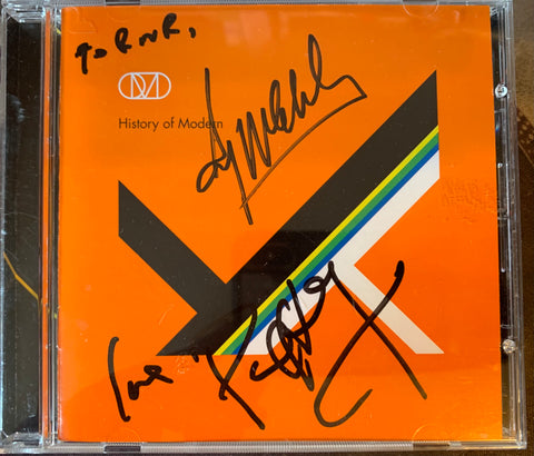 OMD - History Of Modern (Signed / Autographed Cover) CD - Used