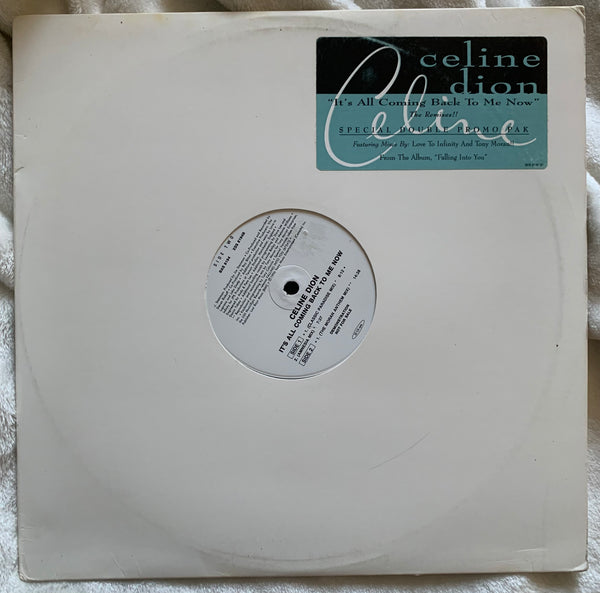 Celine Dion - It's All Coming Back To Me Now (PROMO) 12" remix LP Vinyl - Used