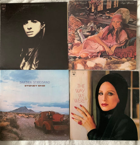 Barbra Streisand - 4 LP VINYL Lot  (70's) - Used
