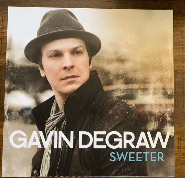 Gavin Degraw - PROMO FLAT 12x12"  - Sweeter -Used