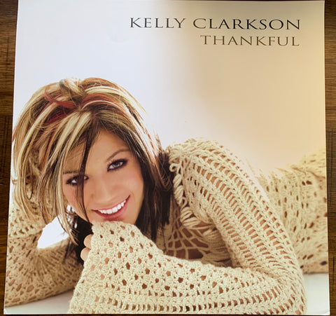 Kelly Clarkson - PROMO FLAT 12x12"  - Thankful -Used