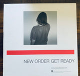 New Order - PROMO FLAT 12x12"  - Get ready  -Used