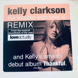 Kelly Clarkson - The Trouble With Love Is Promo 12" Remix LP Vinyl - Used
