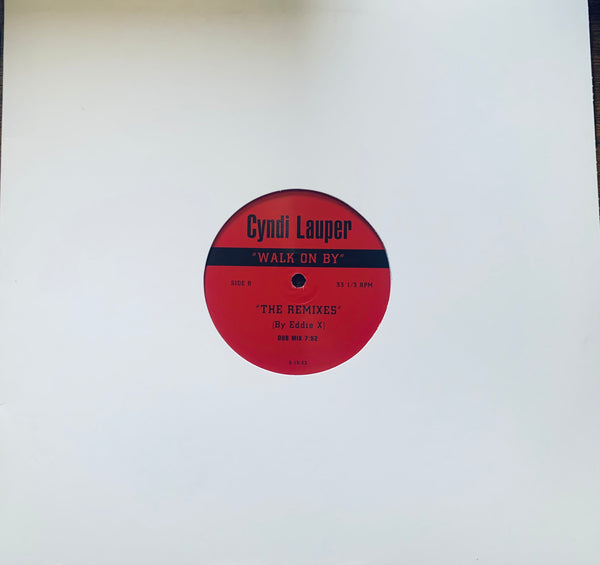 Cyndi Lauper  - WALK ON BY  Promo 12" remix LP Vinyl - Used