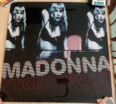 Madonna: Sticky & Sweet Tour LIVE Promotional Large Mylar Print/ Poster 3x3 ft