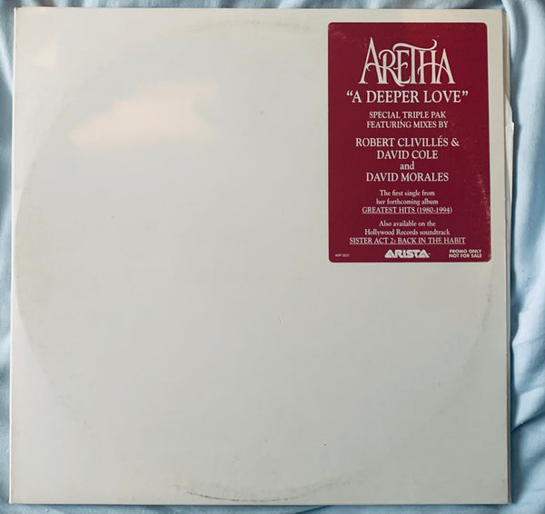 Aretha Franklin - A Deeper Love 3X 12" Remix LP Vinyl - Used