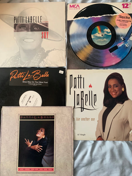 Patti LaBelle - set of 5 original 12" remix LP Vinyl - Used