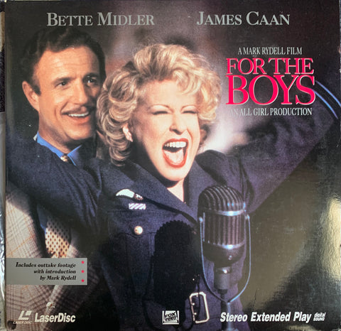 Bette Midler - For The Boys  Laserdisc film (Used)