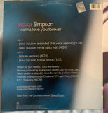 Jessica Simpson -  IRRESISTIBLE 12" & I Wanna Love You Forever 12" LP VINYL - Used