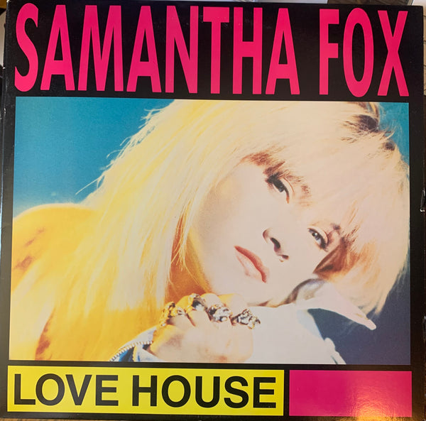 Samantha Fox - LOVE HOUSE  12" remix LP VINYL - Used