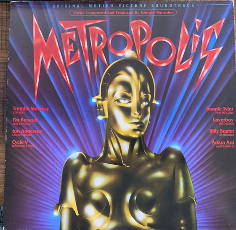 Metropolis LP Soundtrack Vinyl - Original - Used (gatefold)