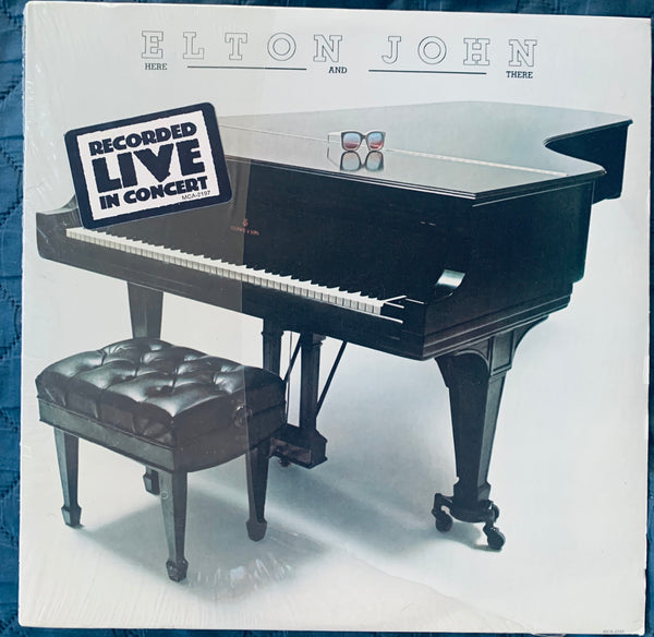 Elton John - HERE AND THERE -- Recorded LIVE in Concert 1976 LP Vinyl - Used