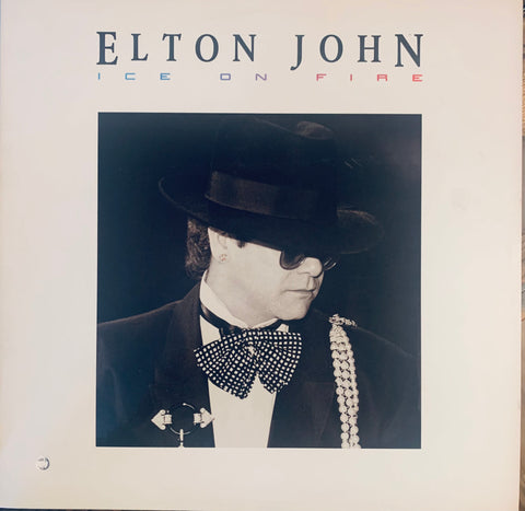Elton John - ICE ON FIRE 1985 LP Vinyl - Used