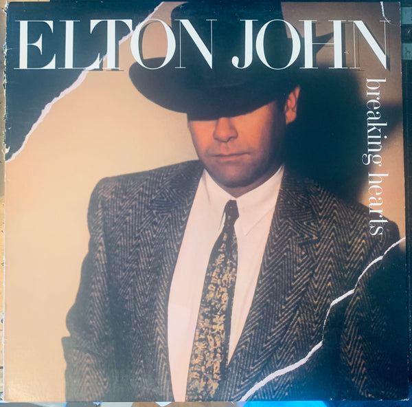 Elton John - Breaking Hearts 1984 LP Vinyl - Used