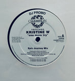 Kristine W. 3 remix 12" LP Vinyl -PROMOS (One More Try, Feel What You Want, Lovin' You)Used