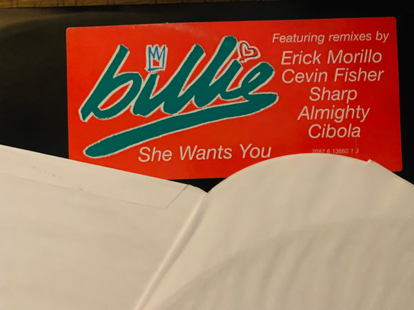 Billie - double 12” vinyl ''She Wants You'' - used promo vinyl