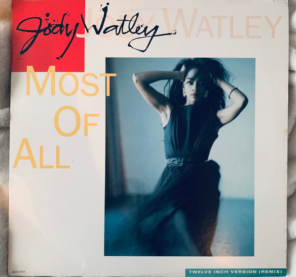 Jody Watley - Most Of All 12" Remix LP Vinyl - Used