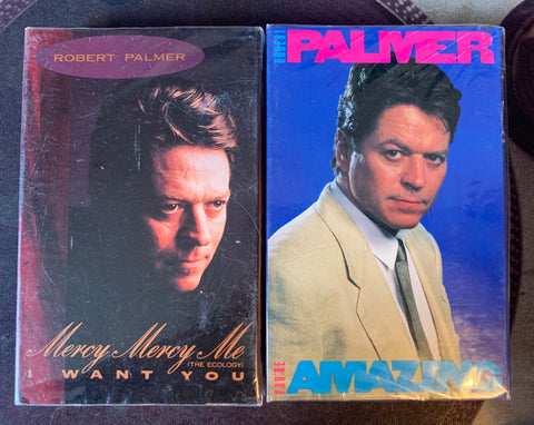 Robert Palmer - 2 original cassette singles still sealed!