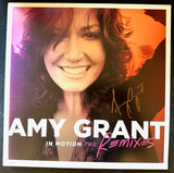 AMY GRANT - In Motion  The Remixes (Autographed/ signed LP Vinyl) Promo