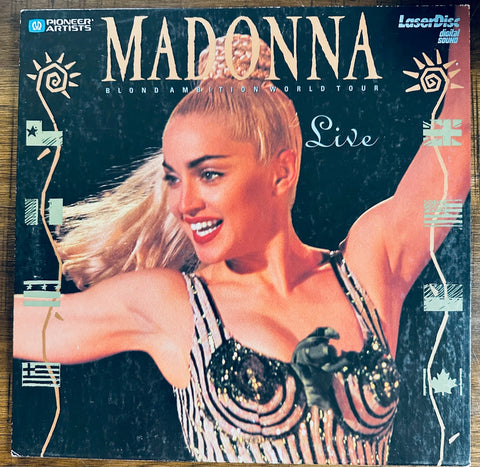 Madonna - BLOND AMBITION Laserdisc LIVE in concert - Used