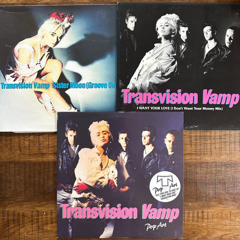 Transvision Vamp  LP + 2 original 12" remix Vinyl - set of 3 - Used