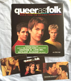 Queer As Folk - Promo Lot  Poster Flat + 3 postcards