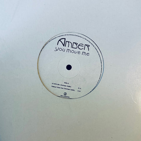 AMBER -- YOE MOVE ME  -- 12" Remix LP Vinyl - Used